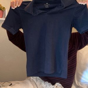 Navy polo shirt